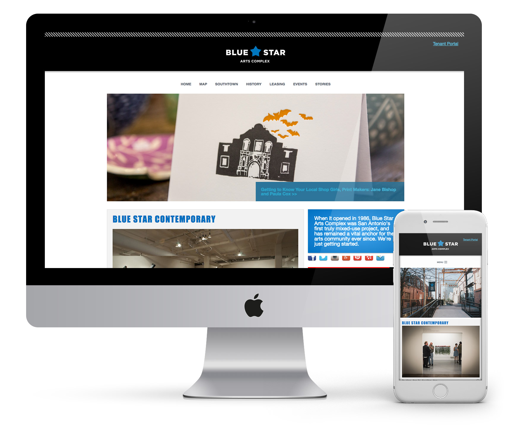 Blue Star Arts Complex Website
